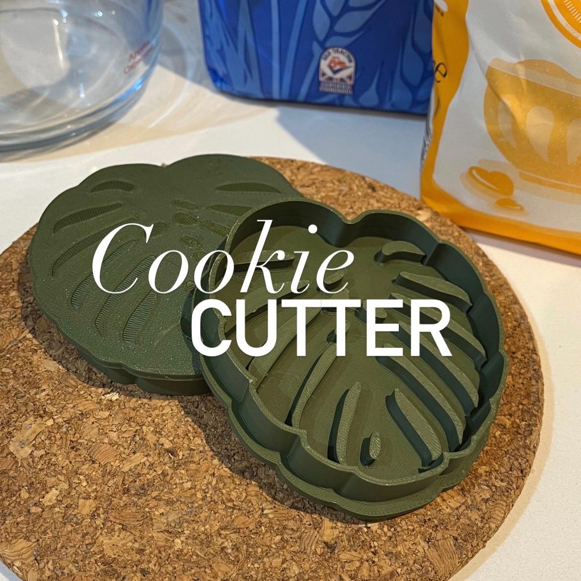 Cookie cutter - Cheese Plant Shape - 3D printed